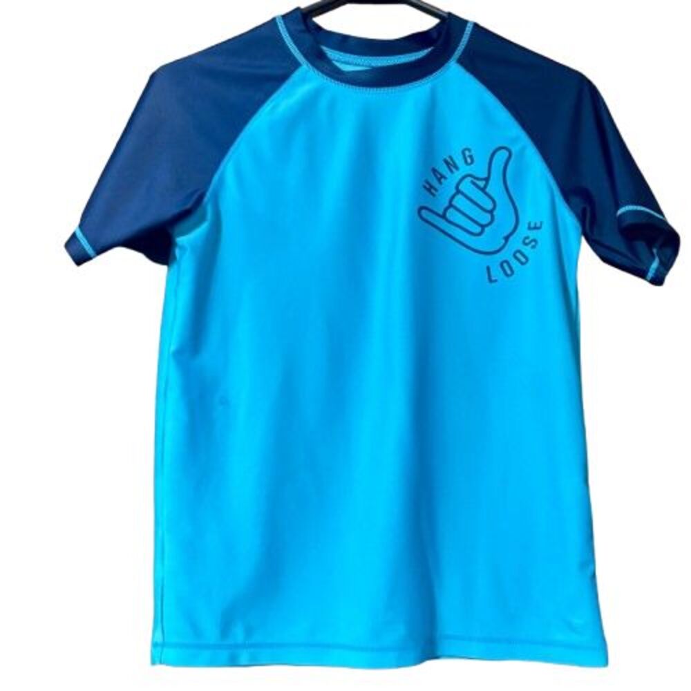 Arizona Jean Co Hang Loose Short Sleeve Activewear Top Boys Size M 10/12